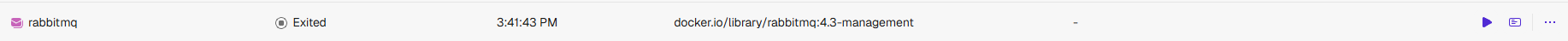 RabbitMQ stopped